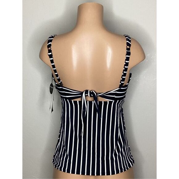 New. Coco Reef black stripe 5-way tankini top. 36/38C. RETAILS $81 - Picture 3 of 11